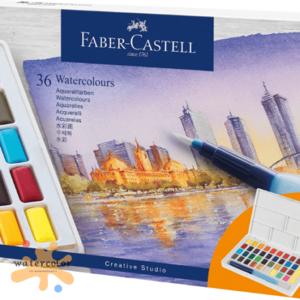 آبرنگ فابر کاستل 36 رنگ همراه با پالت Faber-Castell